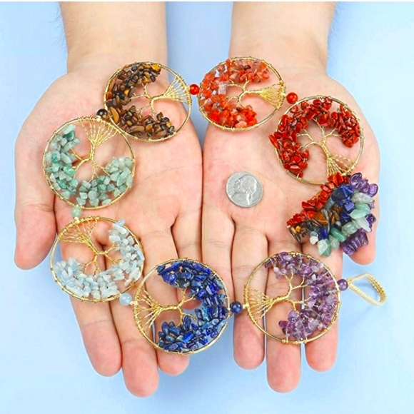 Handmade Other - Handmade 7 chakra tree of life
